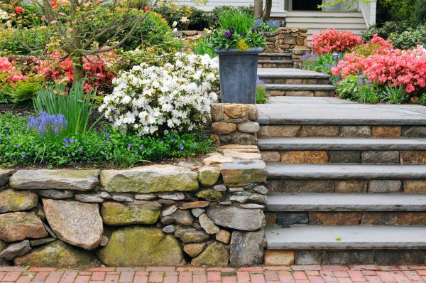 Stone Stairs Repair in West Des Moines