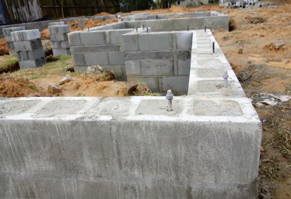 Block Foundation Construction